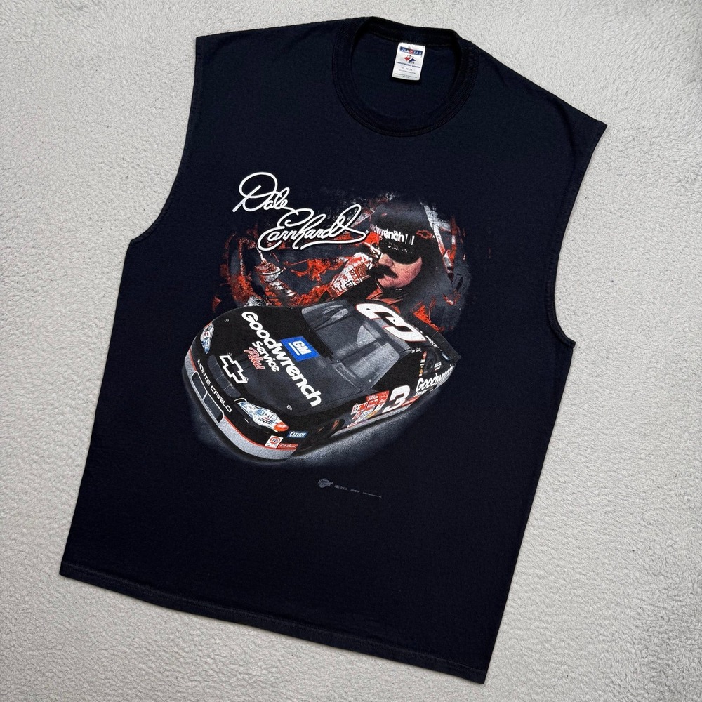 Vintage Y2K Dale Earnhardt Sr. NASCAR Tank Top